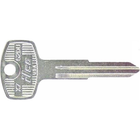 Kaba Ilco Kaba-Ilco X6-62DT DT18 X6 Master Key Blank; Nickel Plated X6-62DT